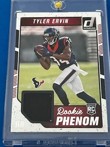 Camiseta Donruss 2016 - Rookie Phenom Relics #16 Tyler Ervin RC Patch Ravens - Imagen 1 de 3