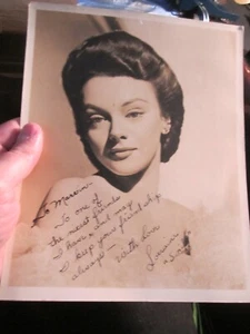 1939 LORRAINE GETTMAN ""LESLIE BROOKS"" FOTOGRAFIA FIRMATA 8"" X 10"" BBA23 - Foto 1 di 5