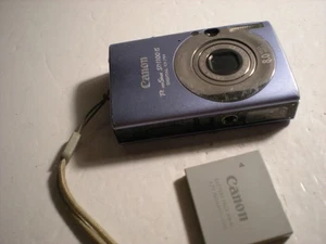 Canon PowerShot SD1100 IS Digital ELPH 8.0MP 3x Digital Camera Blue - Picture 1 of 14
