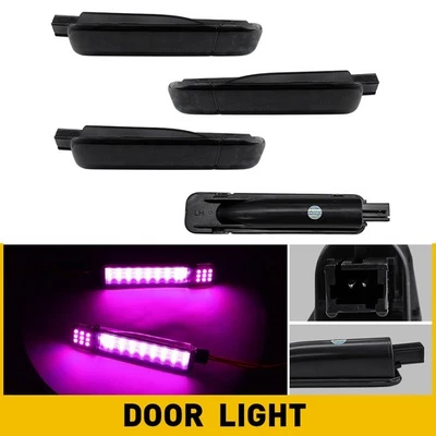 4PCS LED Light Courtesy Door Purple for 1500 GMC C/K 2500 Suburban 1996-2000 L+R - Image 1 of 4