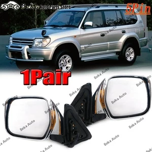 1Pair For Toyota Land Cruiser Prado LC90 1996-2002 side Rearview Mirror (5Pin ) - Picture 1 of 5