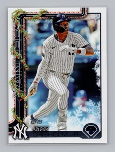 2025 Topps Holiday #H176 Jazz Chisholm Jr. Holiday Back SP New York Yankees - Imagen 1 de 2