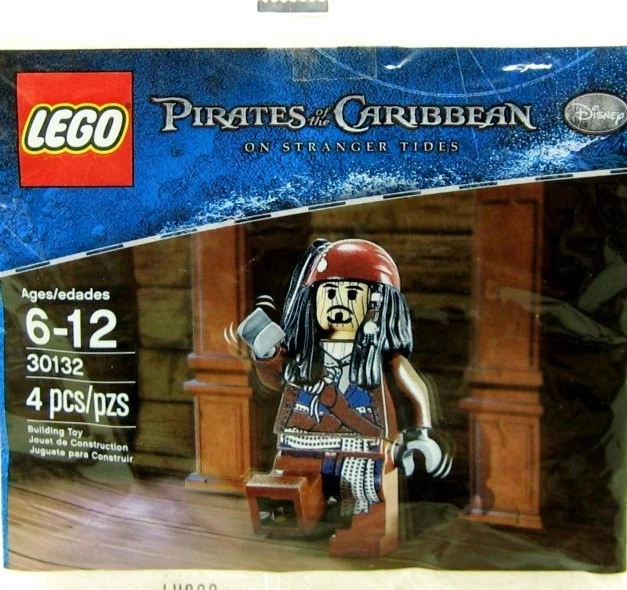 LEGO 30132 Piratas Caribe Capitán Jack Sparrow Foto 1 de 1
