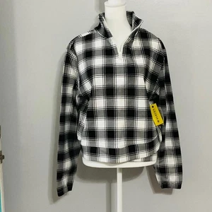 Chaqueta Eleven by Venus Williams a Cuadros Blanco y Negro 1/4 Cremallera XS - Imagen 1 de 4
