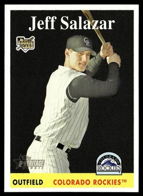 2007 Topps Heritage Jeff Salazar Colorado Rockies #466 - Image 1 of 2