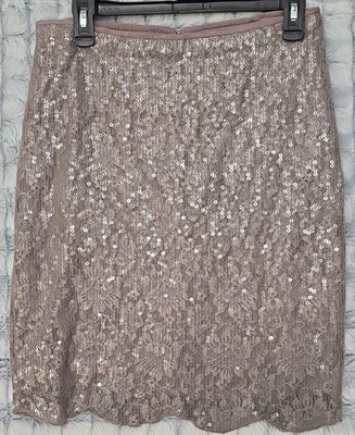 Saia lantejoulas designer Yoana Baraschi feminina 4 roxo cinza comprimento do joelho lápis - Imagem 1 de 4