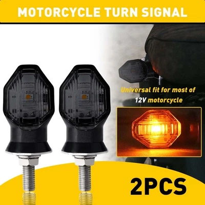Luz LED intermitente humo motocicleta 2 piezas apta para Suzuki DR200SE DRZ125 DR650SE Foto 1 de 4