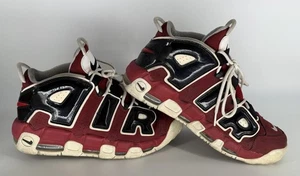 Nike Air More Uptempo '96 Shoes "Hoops Pack" Bulls Red Black Mens 10.5 - Picture 1 of 13