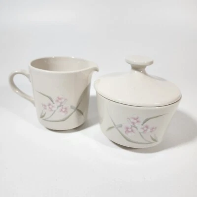 Juego de azucareros Corning Creamer Spring Pond 81-TY B1 Japón Corelle Japón Vintage Foto 1 de 4