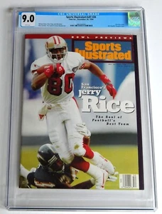 Jerry Rice 49ers CGC 9.0 1994 Sports Illustrated Newsstand - Picture 1 of 2