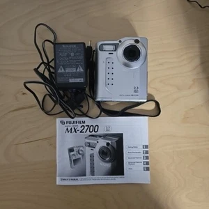 Fujifilm MX-2700 2.3MP Compact Digital Camera Silver Tested *Read Description* - Picture 1 of 8