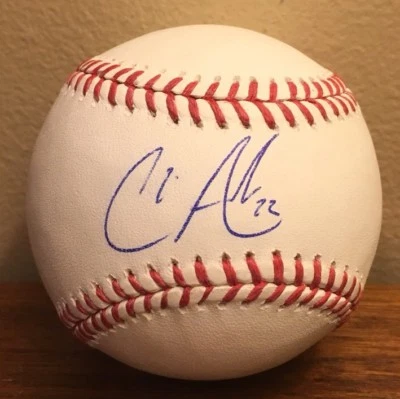 克里斯·阿彻亲笔签名罗林斯官方美国职棒大联盟棒球匹兹堡海盗队 — 第 1/2 张图片