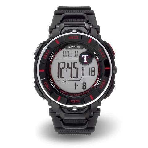 Texas Rangers Men's Power Digital Watch Sparo WTPOW5001 MLB Cover