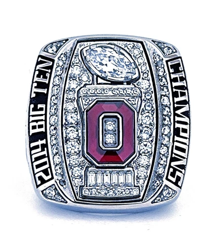 HUGE 🏈2014 Ohio State Buckeyes Big-10 Champions Football Championship NCAA Ring Cover