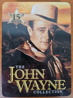 The John Wayne Collection  in Tin Case DVD Region ALL NTSC  15 John Wayne Movies - Image 1 of 4
