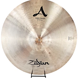 Zildjian A 18" Thin Crash Cymbal w/ Rib CRACK (repairable) - FREE Shipping - - Picture 1 of 9
