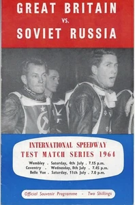 SPEEDWAY Great Britain Vs Soviet Union PROGRAMME Wembley Stadium 4th July 1964 - Picture 1 of 9
