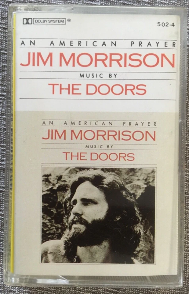 The Doors-Jim Morrison-An American Prayer Elektra Cassette Tape - Image 1 of 4