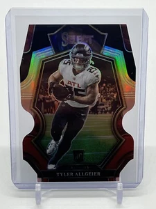 2022 Panini Select Football Tyler Allgeier Rookie RC Red White & Blue Die-Cut - Picture 1 of 2