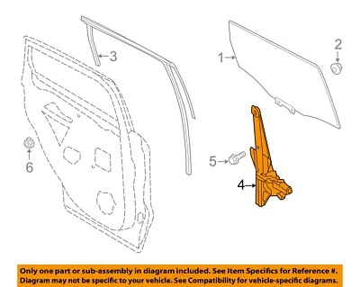 Оригинальный регулятор стекла задней двери FORD 13-19 C-Max DM5Z7827001E - Изображение 1 из 2