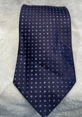 Van Heusen коллекции дизайнер шеи галстук темно-синий 100% импортный шелк новый без ЯРЛЫКОВ - Изображение 1 из 3