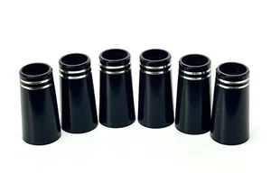 6 pcs .355” Double Silver Ring ferrule fit earlier Srixon Iron Z765 Z565 - Picture 1 of 3