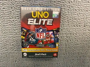 2024 Core Edition Uno Elite NFL Draft Pack Booster Box 56 + Sealed 4 FOIL Cards - Bild 1 von 2
