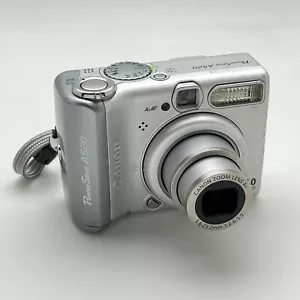 Canon Vintage PowerShot A520 4MP Digital Camera Point & Shoot - SOLD AS IS - Picture 1 of 8