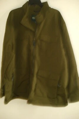 Mens Travelers Coat Size Medium Burnt Green Explorer Outdoor Life - Image 1 of 2