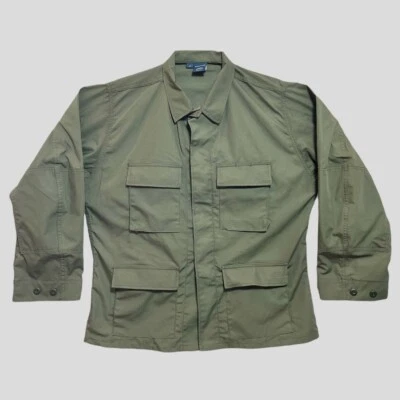 PROPPER Tactical Shirt Tops LS Button Up Sz L Military Green - Image 1 of 4