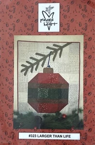 Pieces From My Heart Larger Than Life 323 Wall Quilt 30” x 40” Pattern - Picture 1 of 2