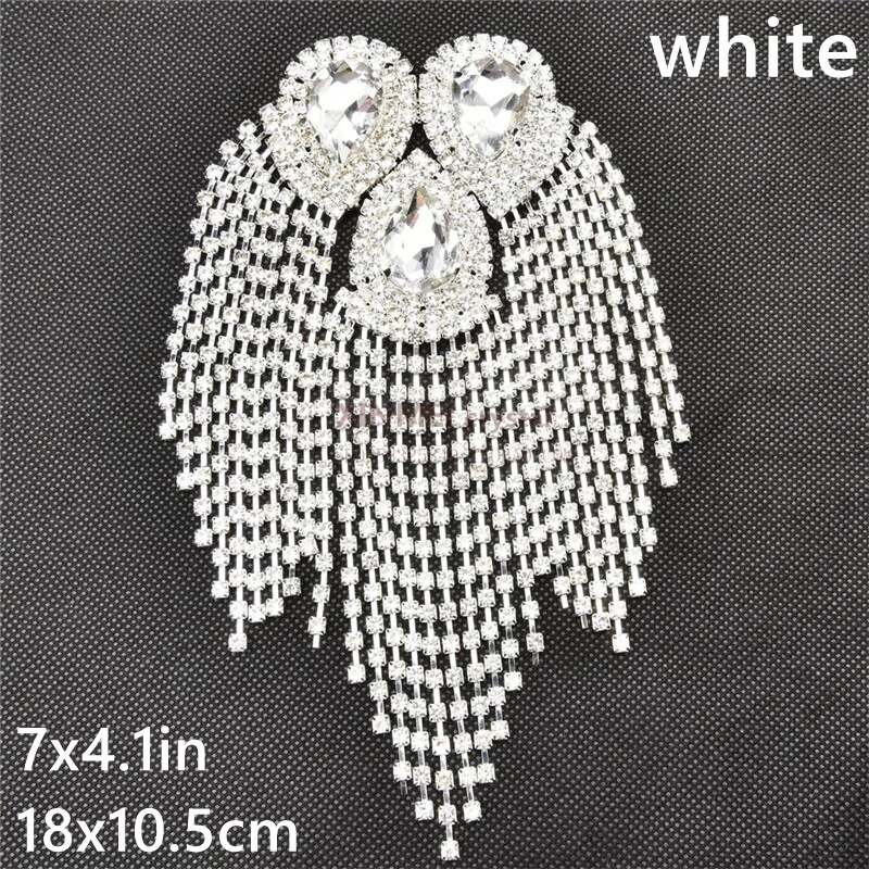 1 pieza Aplique Parche Diamante Estrás Borla para Zapatos Hombro Accesorio Decoración Foto 1 de 4