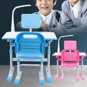 Kinderschreibtisch höhenverstellbar Jugendschreibtisch Schreibtisch mit Lampe