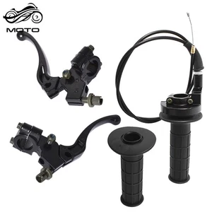 For Honda Baja Doodlebug 7/8" Handlebar Grip Throttle Cable Clutch Brake Lever - Picture 1 of 8