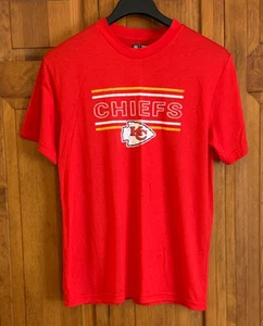 Men's NFL Team Apparel Sleepwear Short Sleeve Red "CHIEFS" T-Shirt Tag Size M - Picture 1 of 4