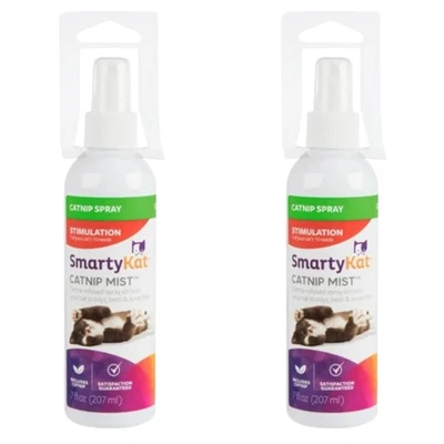 SmartyKat Catnip Mist Pure & Potent Catnip Spray for Cats, 7 oz Pack of 2 - Image 1 of 4