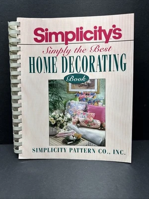 Vintage Craft Simply the Best Home Decorating Book by Simplicity Pattern Co 1993 - Imagem 1 de 4