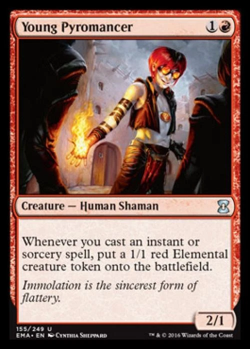 Young Pyromancer - Medium Play MTG Eternal Masters - Image 1 of 1
