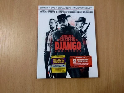 Django Unchained Blu-ray, 2012 REGION A US import FIRST PRESSING OOP SLIPCOVER. - Image 1 of 4