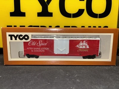 Tyco Old Spice After Shave 50’ HO Güterwagen, alle Stufen, Bremsrad, Kupplungen - Bild 1 von 4