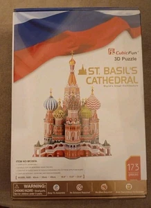 Cubic Fun 3D Puzzle St. Basil's Cathedral Russia Moscow - 173 Pieces - Sealed - Picture 1 of 9