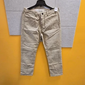 Abercrombie & Fitch Slim Straight Chino Beige Men Size 32 x 30 Pants - Picture 1 of 6