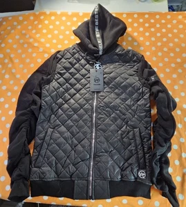 SAW Clothing Full Zip Sweatshirt Men's Med Black Long Sleeve🔥🔥🔥🔥 - Picture 1 of 9