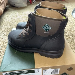 Muck Men's Size 12 Waterproof Boots Chore Classic 6" Brown CH6-900 New - Picture 1 of 7