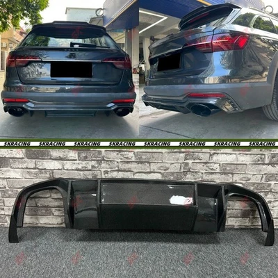 Kit de carroceria labial difusor traseiro forjado/fibra de carbono para Audi A4 Allroad 20-25 - Imagem 1 de 4