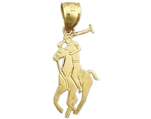 Dije polo pequeño oro 14K - Imagen 1 de 6