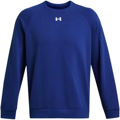 Sudadera Under Armour Rival Fleece Crew para hombre real/blanca nueva varias tallas Foto 1 de 2