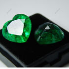 Loose Gemstone Natural Emerald 8 To 10 Cts Certified Colombian Heart Shape Pair