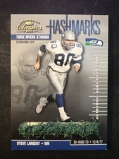 Donruss Classics 2001 Steve Largent Three Rivers Stadium Authentic GameUsed Turf