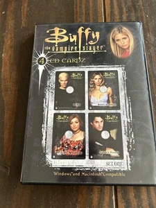 Buffy the Vampire Slayer 4 CD Cardz (2001) PC Mac SeriousUSA - Picture 1 of 3